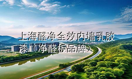 上海醛凈全效內墻乳膠漆（凈醛板品牌）