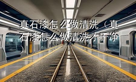 真石漆怎么做清洗（真石漆怎么做清洗才干凈）