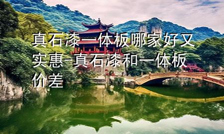 真石漆一體板哪家好又實(shí)惠-真石漆和一體板價(jià)差