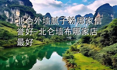 北侖外墻膩?zhàn)臃勰募倚抛u(yù)好-北侖墻布哪家店最好