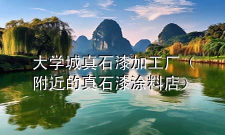 大學(xué)城真石漆加工廠（附近的真石漆涂料店）