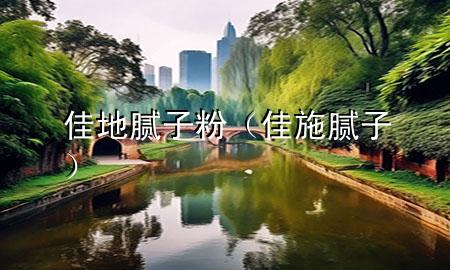 佳地膩子粉（佳施膩子）