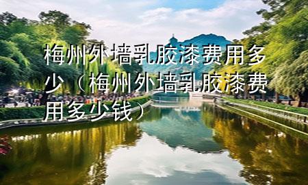 梅州外墻乳膠漆費(fèi)用多少（梅州外墻乳膠漆費(fèi)用多少錢）