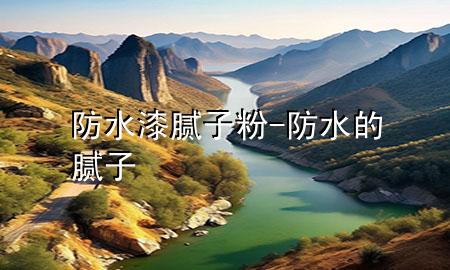 防水漆 膩子粉-防水的膩子