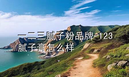 一二三膩子粉品牌-123膩子膏怎么樣