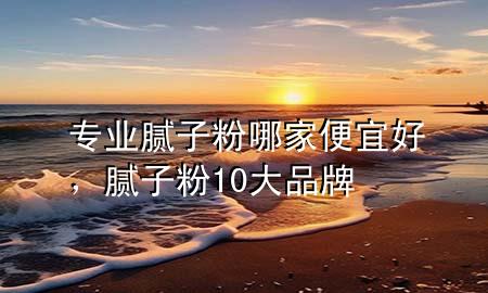 專業(yè)膩?zhàn)臃勰募冶阋撕?，膩?zhàn)臃?0大品牌