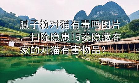 膩?zhàn)臃蹖?duì)貓有毒嗎圖片，掃除隱患!5類(lèi)隱藏在家的對(duì)貓有害物品?