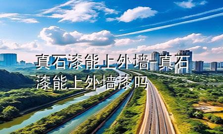 真石漆能上外墻-真石漆能上外墻漆嗎