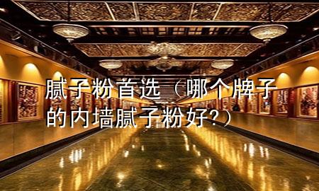 膩子粉首選（哪個牌子的內墻膩子粉好?）