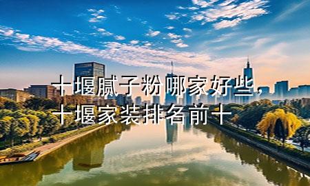 十堰膩?zhàn)臃勰募液眯呒已b排名前十