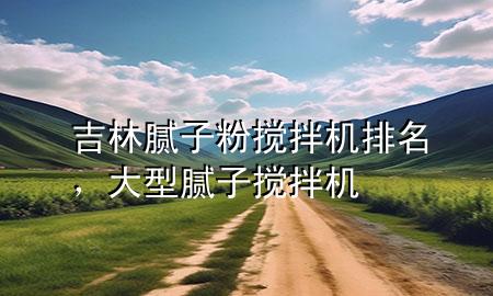 吉林膩子粉攪拌機排名，大型膩子攪拌機