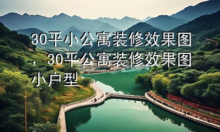 30平小公寓裝修效果圖，30平公寓裝修效果圖 小戶型