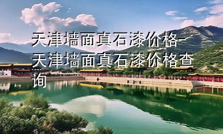 天津墻面真石漆價(jià)格-天津墻面真石漆價(jià)格查詢