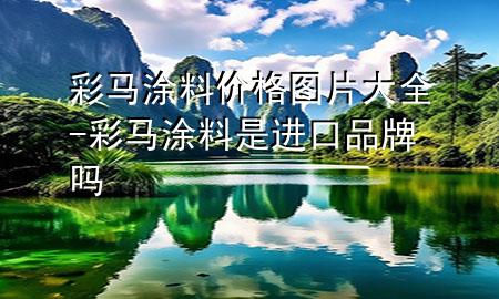 彩馬涂料價格圖片大全-彩馬涂料是進口品牌嗎