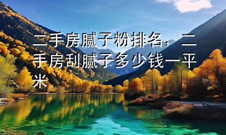 二手房膩子粉排名，二手房刮膩子多少錢一平米