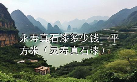 永壽真石漆多少錢一平方米（靈壽真石漆）