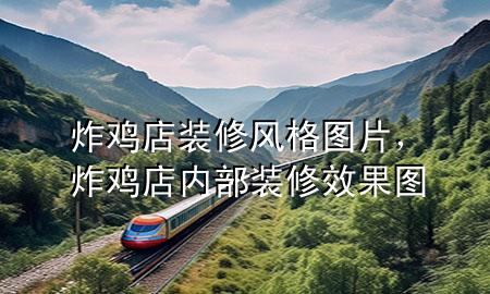 炸雞店裝修風(fēng)格圖片，炸雞店內(nèi)部裝修效果圖