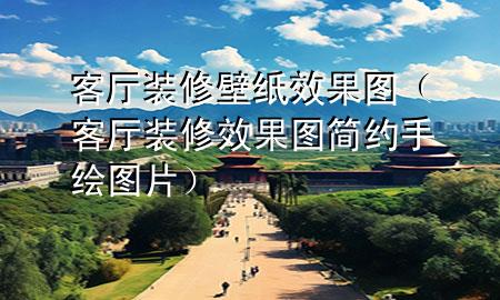 客廳裝修壁紙效果圖（客廳裝修效果圖簡約手繪圖片）