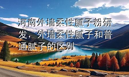 河南外墻柔性膩子粉研發(fā)，外墻柔性膩子和普通膩子的區(qū)別