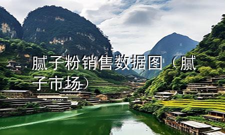 膩?zhàn)臃垆N售數(shù)據(jù)圖（膩?zhàn)邮袌?chǎng)）