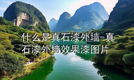 什么是真石漆外墻-真石漆外墻效果漆圖片
