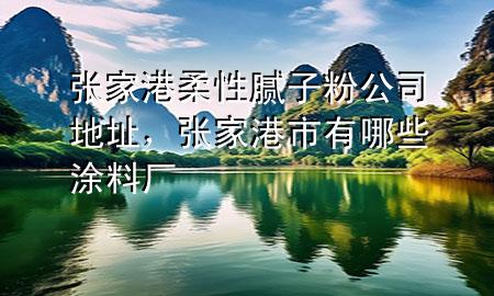 張家港柔性膩子粉公司地址，張家港市有哪些涂料廠