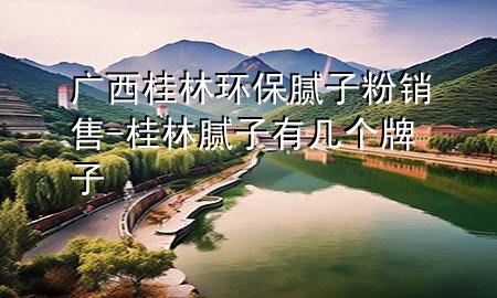 廣西桂林環(huán)保膩?zhàn)臃垆N售-桂林膩?zhàn)佑袔讉€(gè)牌子