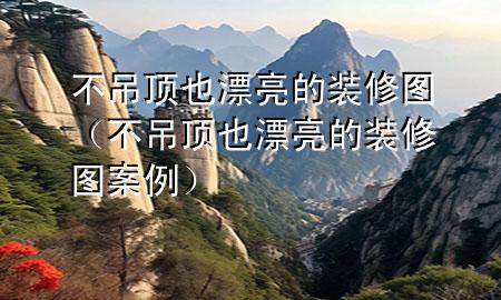 不吊頂也漂亮的裝修圖（不吊頂也漂亮的裝修圖案例）