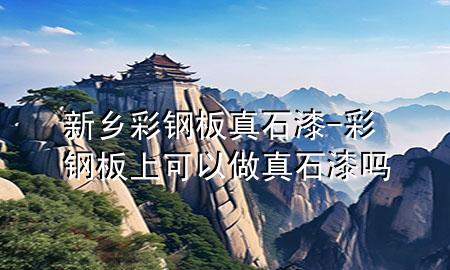 新鄉(xiāng)彩鋼板真石漆-彩鋼板上可以做真石漆嗎