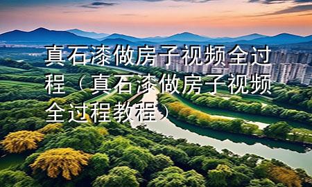 真石漆做房子視頻全過程（真石漆做房子視頻全過程教程）