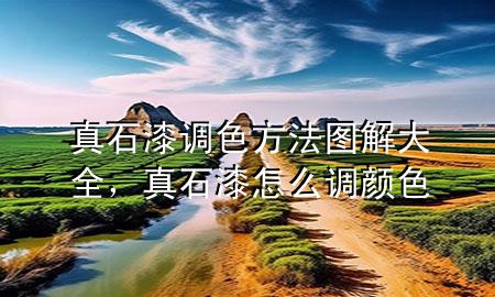 真石漆調(diào)色方法圖解大全，真石漆怎么調(diào)顏色