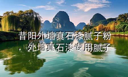 昔陽外墻真石漆膩子粉，外墻真石漆專用膩子