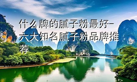 什么牌的膩子粉最好-六大知名膩子粉品牌推薦