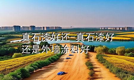 真石漆好還-真石漆好還是外墻涂料好