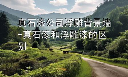 真石漆公司浮雕背景墻-真石漆和浮雕漆的區(qū)別
