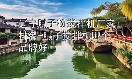 遼寧膩子粉攪拌機廠家排名-膩子攪拌機哪個品牌好