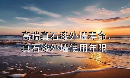 高端真石漆外墻壽命，真石漆外墻使用年限