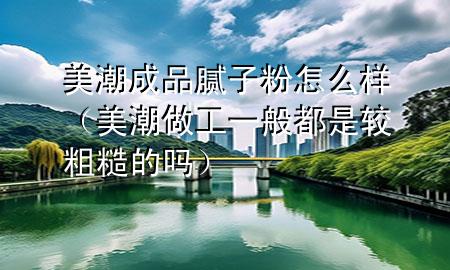 美潮成品膩子粉怎么樣（美潮做工一般都是較粗糙的嗎）