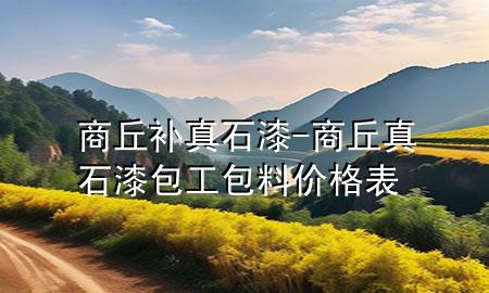 商丘補真石漆-商丘真石漆包工包料價格表