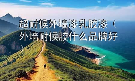 超耐候外墻漆乳膠漆（外墻耐候膠什么品牌好）