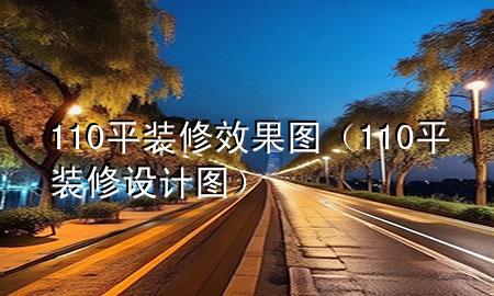 110平裝修效果圖（110平裝修設(shè)計(jì)圖）