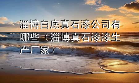 淄博白底真石漆公司有哪些（淄博真石漆漆生產(chǎn)廠家）