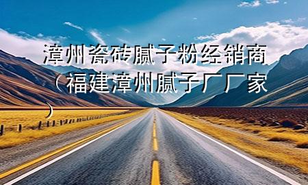 漳州瓷磚膩?zhàn)臃劢?jīng)銷商（福建漳州膩?zhàn)訌S廠家）