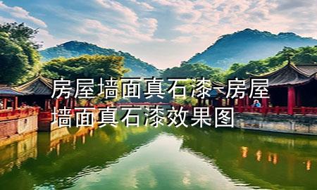房屋墻面真石漆-房屋墻面真石漆效果圖
