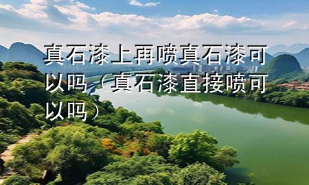 真石漆上再?lài)娬媸峥梢詥幔ㄕ媸嶂苯訃娍梢詥幔?>
             </div>
             <!--文章無(wú)圖的情況下插入一張圖片end-->
              
      <p>本篇文章給大家談?wù)務(wù)媸嵘显賴(lài)娬媸峥梢詥幔约罢媸嶂苯訃娍梢詥釋?duì)應(yīng)的知識(shí)點(diǎn)，希望對(duì)各位有所幫助，不要忘了收***本站喔。
今天給各位分享真石漆上再?lài)娬媸峥梢詥岬闹R(shí)，其中也會(huì)對(duì)真石漆直接噴可以嗎進(jìn)行解釋?zhuān)绻芘銮山鉀Q***現(xiàn)在面臨的問(wèn)題，別忘了關(guān)注本站，現(xiàn)在開(kāi)始吧！</p><ol type=