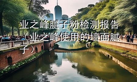 業(yè)之峰膩子粉檢測報告（業(yè)之峰使用的墻面膩子）