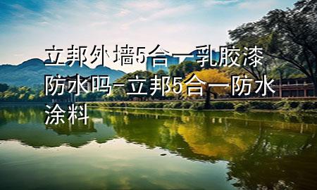 立邦外墻5合一乳膠漆防水嗎-立邦5合一防水涂料