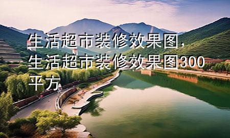 生活超市裝修效果圖，生活超市裝修效果圖300平方