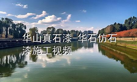 華山真石漆-華石仿石漆施工視頻