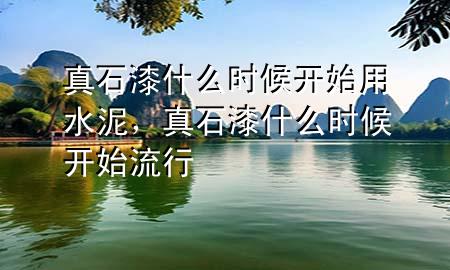 真石漆什么時(shí)候開始用水泥，真石漆什么時(shí)候開始流行